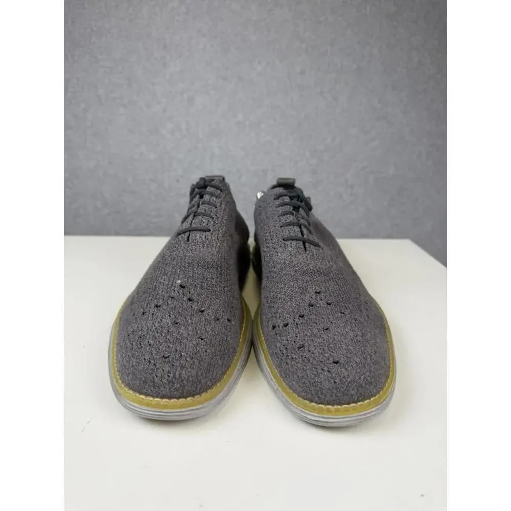 Cole Haan Original Grand Stitchlite Mens Wingtip Oxford Gray C31070 Size 10